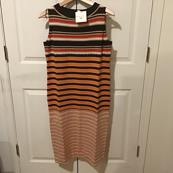 Uniqlo Dresses & Skirts - NWT Uniqlo MARNI Women Merino Blend Sleeveless Knitted Dress brown size M